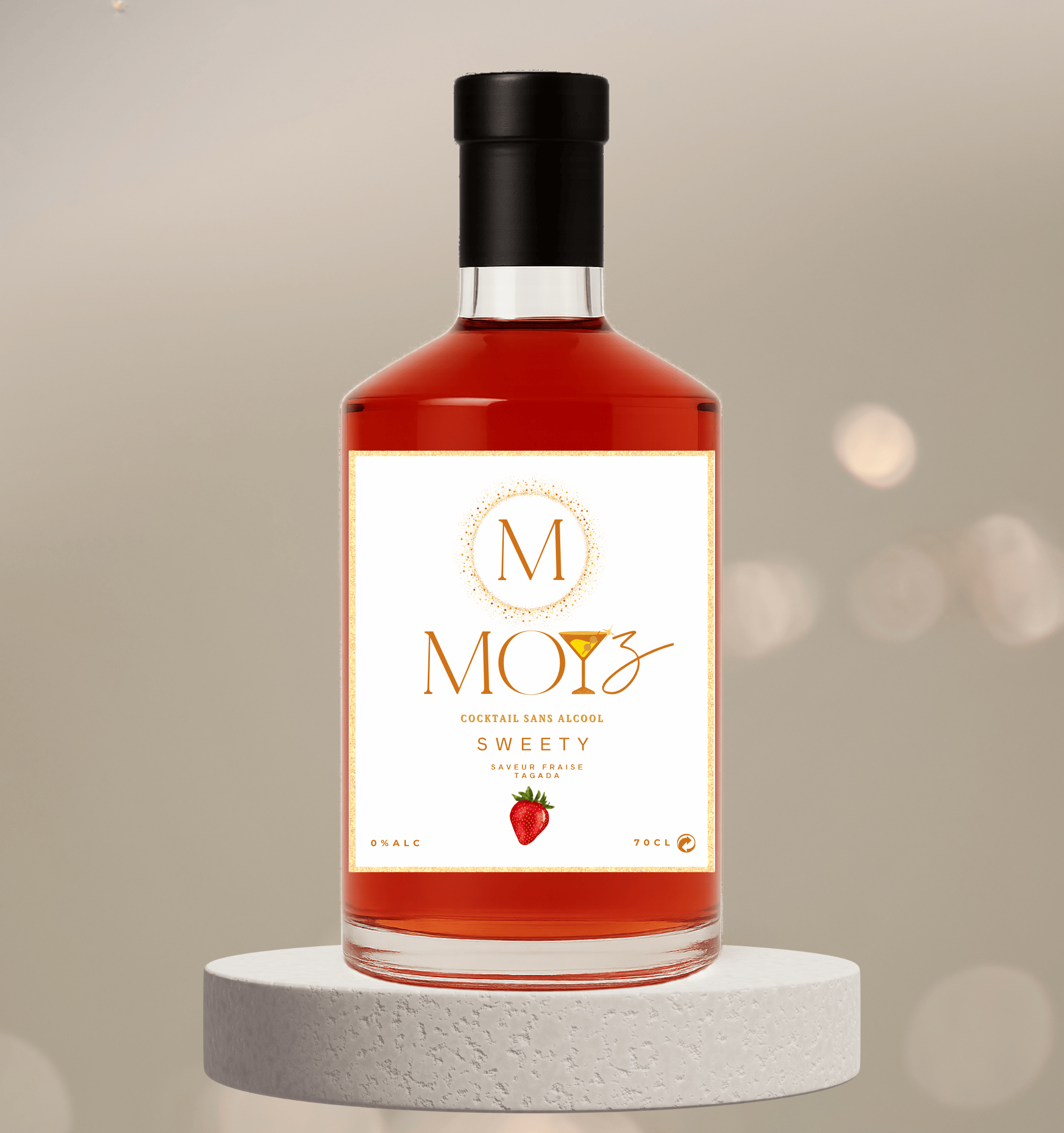 SWEETY SANS ALCOOL – Cocktail de Fraises Tagada sans alcool | Douceur & Gourmandise